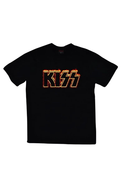 fame-stoned  Kiss Baskılı T-shirt ürün görseli