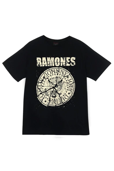 fame-stoned Ramones Baskılı T-shirt ürün görseli 1