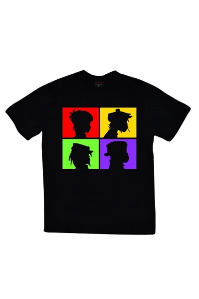fame-stoned  Gorillaz Baskılı T-shirt ürün görseli 1