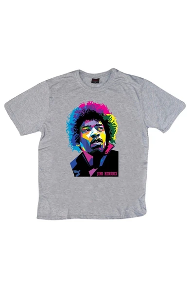 fame-stoned  Jimi Hendrix Baskılı T-shirt