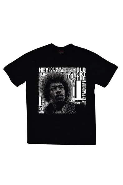 fame-stoned  Jimi Hendrix Baskılı T-shirt ürün görseli