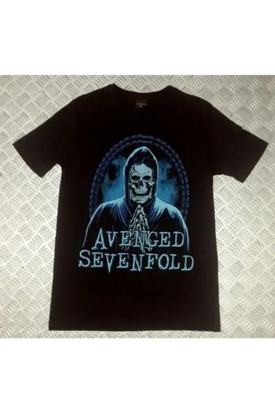 fame-stoned  Avenged Sevenfold Baskılı Unisex %100 Pamuk T-shirt