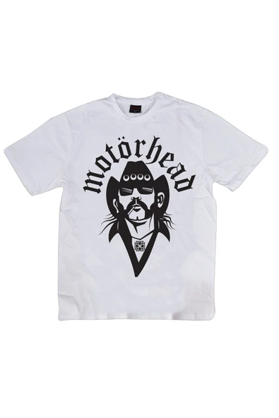 fame-stoned  Motörhead Baskılı Unisex %100 Pamuk Gri T-shirt ürün görseli