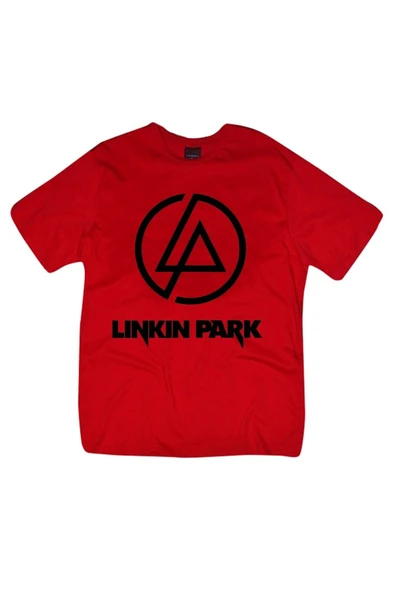 fame-stoned  Linkin Park Baskılı Unisex %100 Pamuk Lacivert T-shirt ürün görseli 1