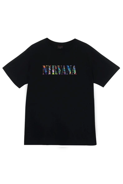 fame-stoned Nirvana Baskılı Unisex %100 Pamuk T-shirt ürün görseli 1