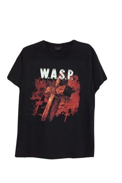 fame-stoned  W.a.s.p Baskılı T-shirt ürün görseli