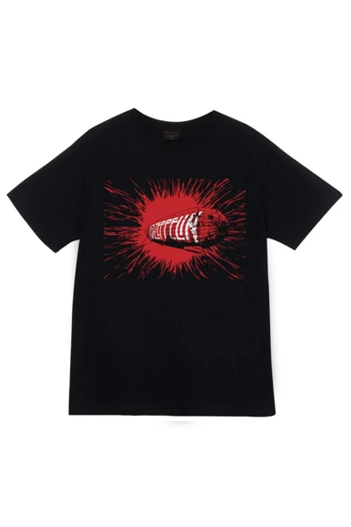 fame-stoned Led Zeppelin Baskılı Unisex %100 Pamuk Siyah T-shirt ürün görseli