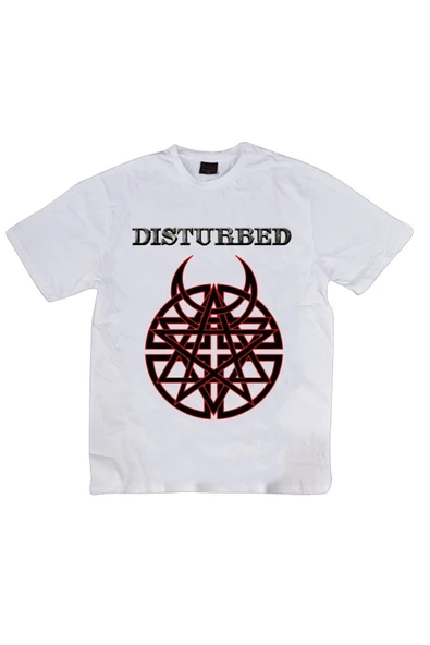 fame-stoned  Disturbed Baskılı T-shirt ürün görseli