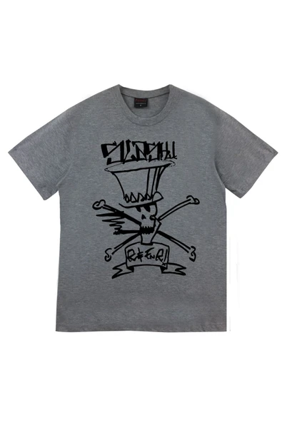 fame-stoned  Guns N Roses Baskılı Unisex %100 Pamuk Bordo T-shirt - 3