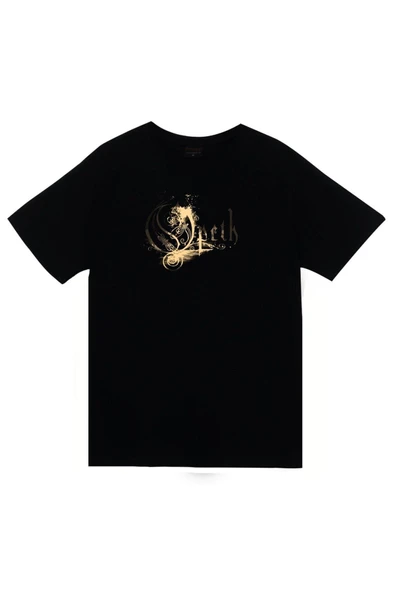 fame-stoned Opeth Müzik Grubu Baskılı Unisex %100 Pamuk Siyah T-shirt ürün görseli