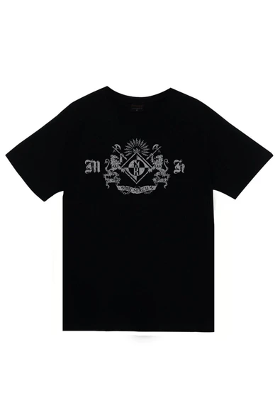 fame-stoned  Machine Head Unisex %100 Pamuk Siyah T-shirt