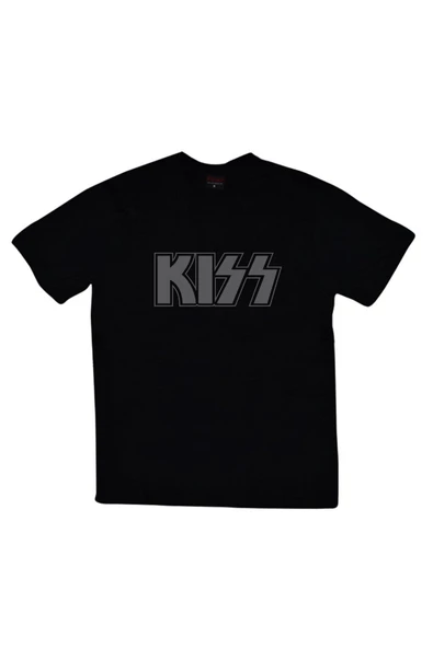 fame-stoned  Kiss Baskılı T-shirt