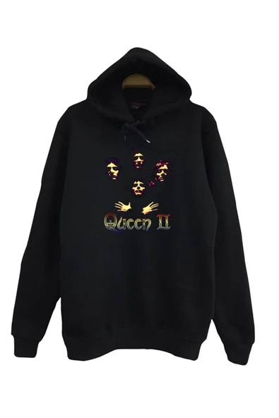 fame-stoned  Çocuk Siyah Queen Baskılı  Sweatshirt ürün görseli