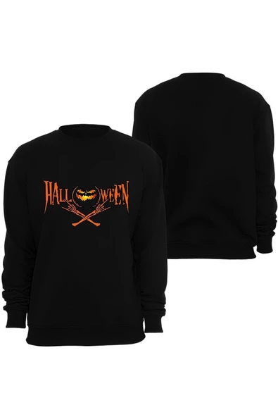 fame-stoned  Halloween ( Cadılar Bayramı ) Baskılı Sweatshirt