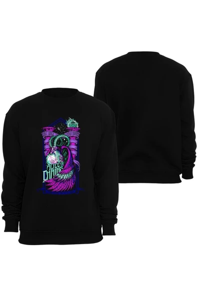 fame-stoned  Alice In Chains Baskılı Unisex Bisiklet Yaka Sweatshirt