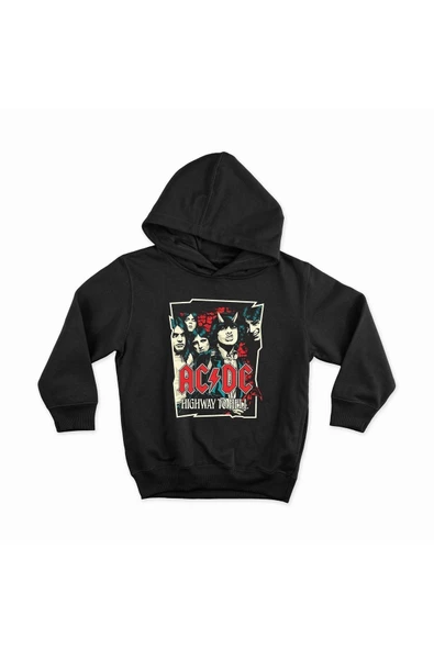 fame-stoned  Acdc Özel Tasarım Kapüşonlu Unisex Sweatshirt ürün görseli
