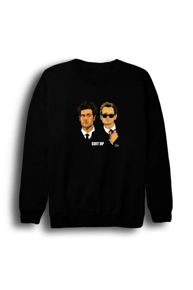 fame-stoned  How I Met Your Mother Baskılı Bisiklet Yaka Sweatshirt ürün görseli