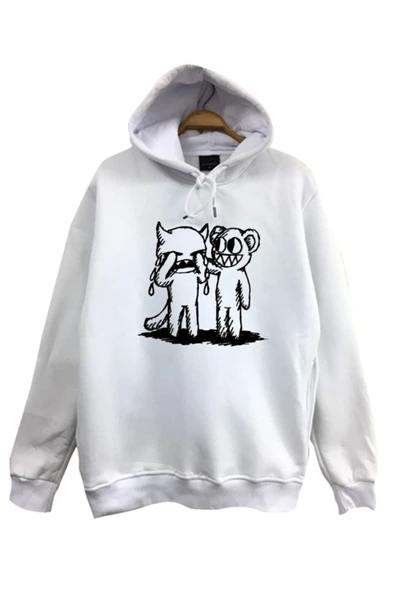 fame-stoned  Radiohead Baskılı Sweatshirt