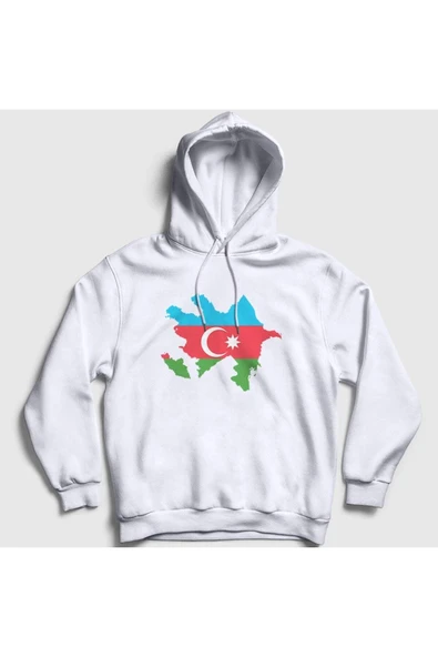 fame-stoned  Azerbeycan Baskılı Kapüşonlu Sweatshirt ürün görseli