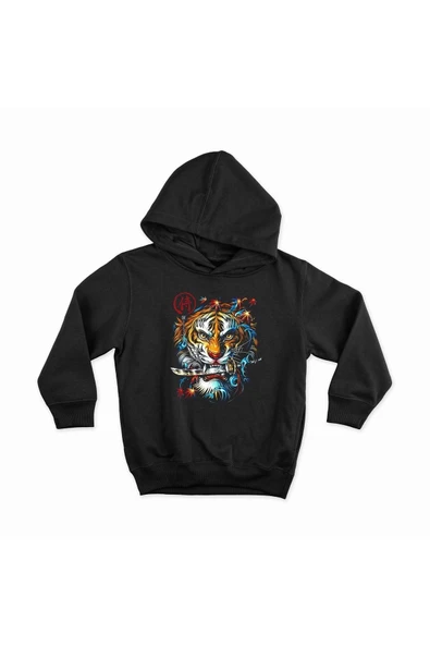 fame-stoned  Aslan Baskılı Özel Tasarım Kapüşonlu Unisex Sweatshirt ürün görseli