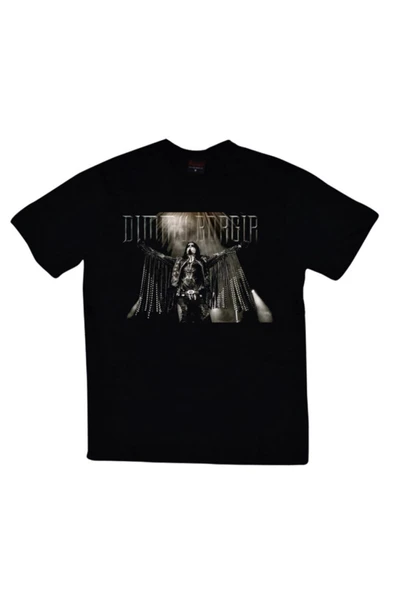 fame-stoned  Dimmu Borgir Baskılı Unisex %100 Pamuk Siyah T-shirt ürün görseli