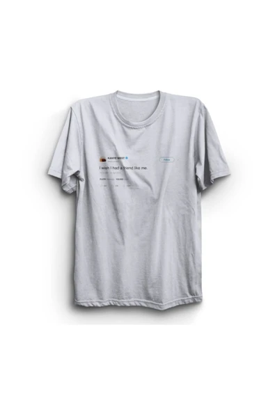 fame-stoned  Kanye West Tweet Baskılı Tişört ürün görseli