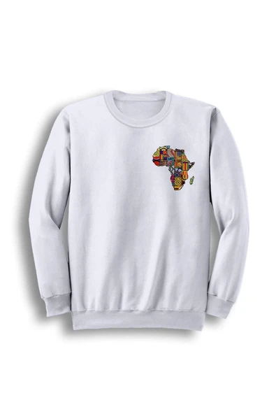 fame-stoned  Baskılı Bisiklet Yaka Sweatshirt