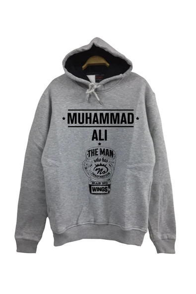 fame-stoned  Muhammed Ali Baskılı Sweatshirt