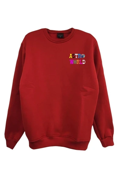 fame-stoned Astraworld Travis Scott Baskılı Sweatshirt - Resim 3