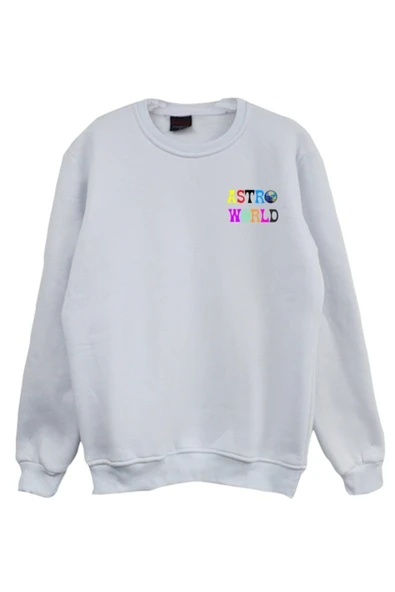 fame-stoned Astraworld Travis Scott Baskılı Sweatshirt ürün görseli