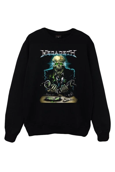 fame-stoned Megadeth Baskılı Sweatshirt ürün görseli