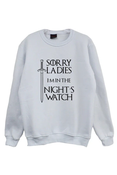 fame-stoned Game Of Thrones Baskılı Bisiklet Yaka Sweatshirt ürün görseli