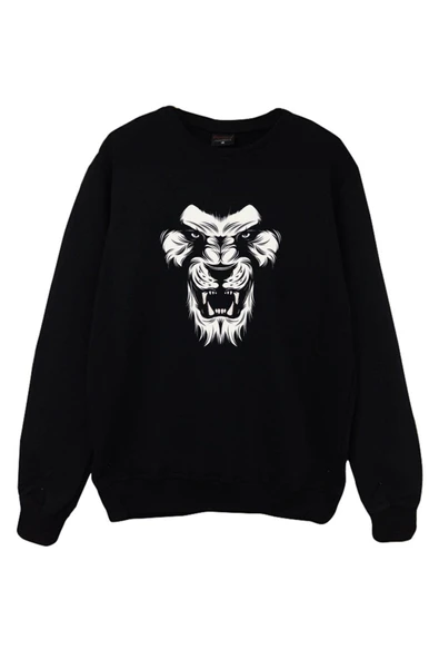 fame-stoned Aslan Baskılı Sweatshirt ürün görseli
