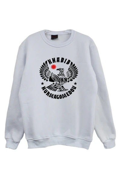 fame-stoned Khabib Nurmagomedov Baskılı Sweatshirt