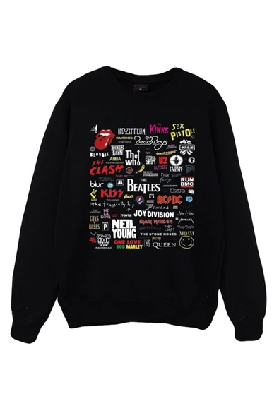 fame-stoned Heavy Metal Baskılı Çocuk Sweatshirt ürün görseli