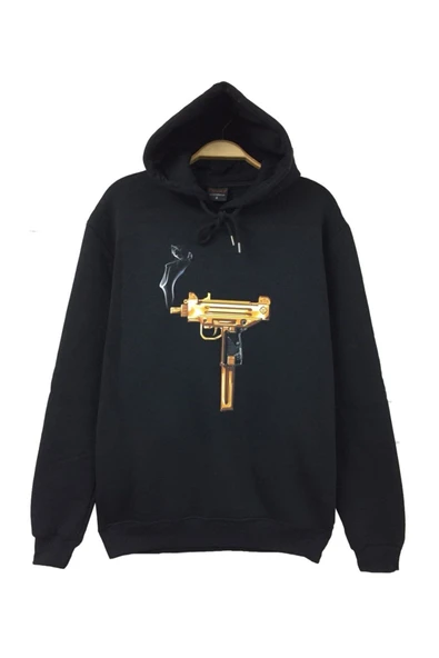 fame-stoned  Uzi Kapüşonlu Sweatshirt