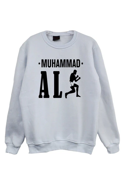fame-stoned  Muhammed Ali Baskılı Sweatshirt
