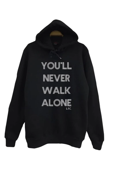 fame-stoned  You'll Never Walk Alone Kapüşonlu Sweatshirt ürün görseli 1