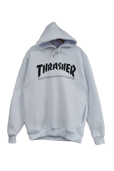 fame-stoned  Thrasher Baskılı Sweatshirt