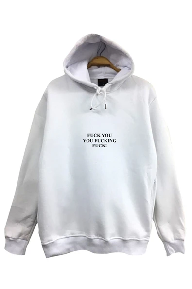 fame-stoned  Shameless Baskılı Unisex %100 Pamuk Kırmızı Kapüşonlu Sweatshirt ürün görseli 1