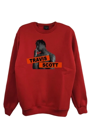 fame-stoned Astraworld Travis Scott Baskılı Sweatshirt ürün görseli