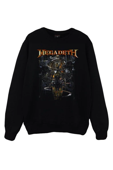 fame-stoned  Megadeth Baskılı Sweatshirt