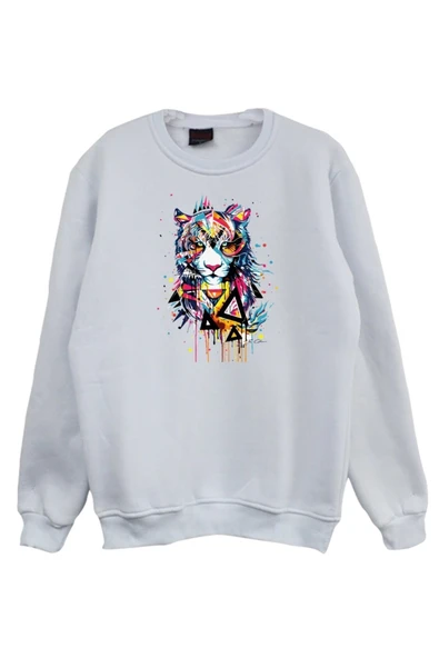 fame-stoned Kaplan Baskılı Sweatshirt ürün görseli