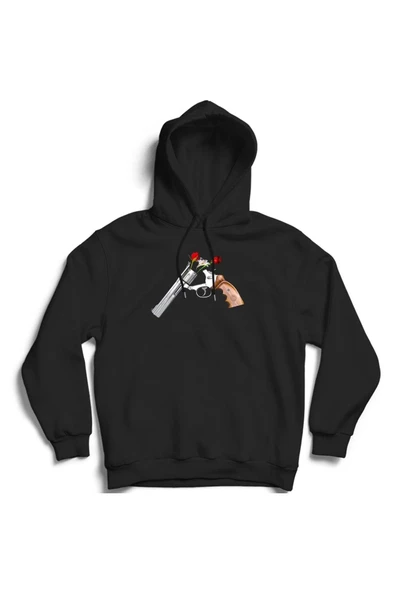 fame-stoned  Guns N Roses Baskılı Kapüşonlu Sweatshirt ürün görseli