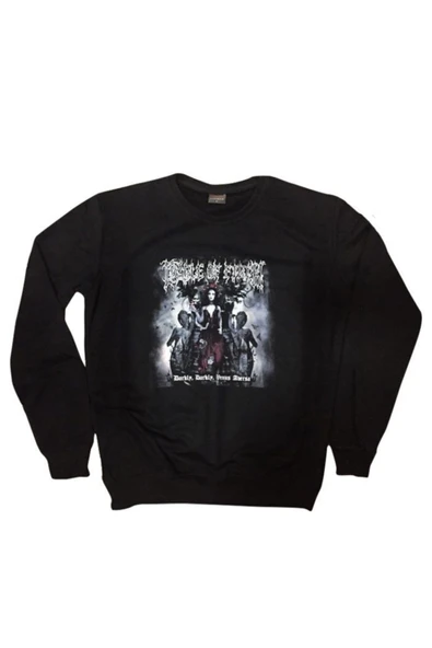 fame-stoned  Cradle Of Fılth Baskılı Sweatshirt