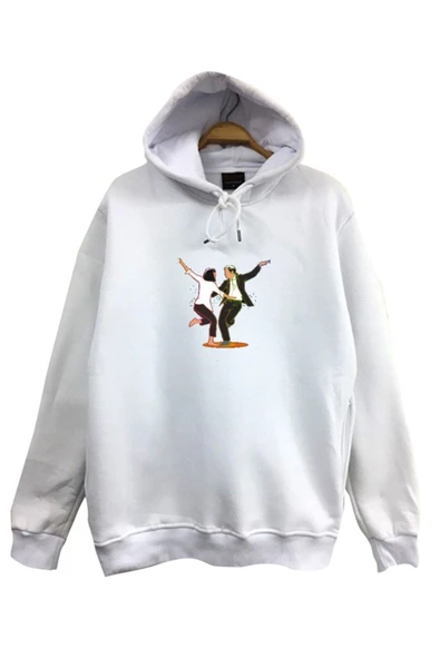 fame-stoned  Stoned Pulp Fiction Kapüşonlu Sweatshirt
