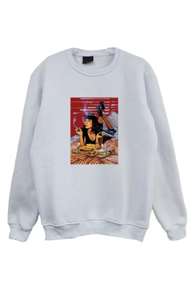 fame-stoned Stoned Pulp Fiction Sweatshirt ürün görseli