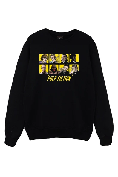 fame-stoned Stoned Pulp Fiction Kapüşonlu Sweatshirt ürün görseli