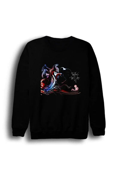 fame-stoned  Pink Floyd Baskılı Sweatshirt