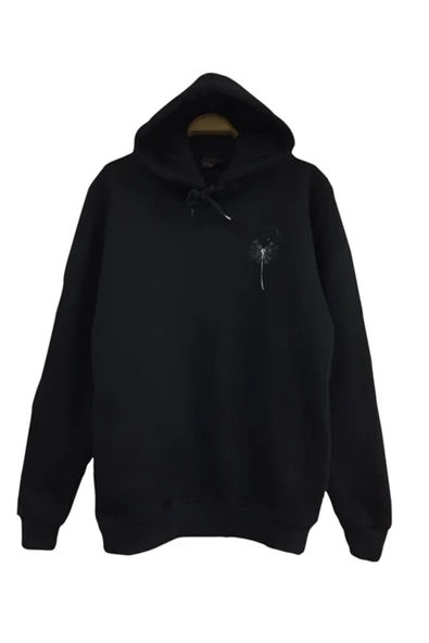fame-stoned  Üfleyen Çiçek Baskılı Sweatshirt